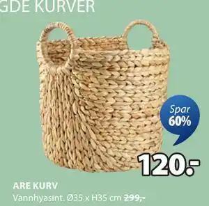 JYSK ARE KURV tilbud