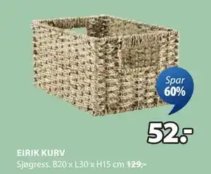 JYSK EIRIK KURV tilbud