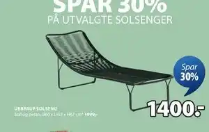 JYSK UBBERUP SOLSENG tilbud