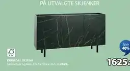 JYSK KRONDAL SKJENK tilbud