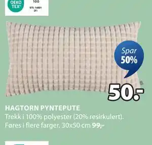 JYSK HAGTORN PYNTEPUTE tilbud