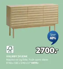 JYSK HALMBY SKJENK tilbud
