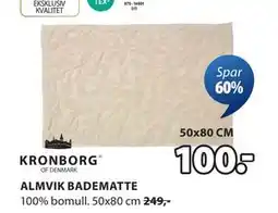 JYSK ALMVIK BADEMATTE tilbud