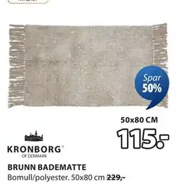 JYSK BRUNN BADEMATTE tilbud