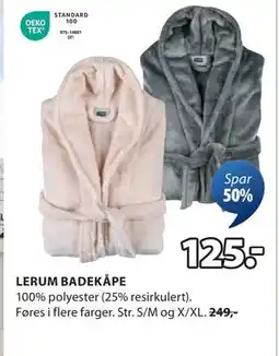 JYSK LERUM BADEKÅPE tilbud