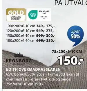 JYSK EDITH OVERMADRASSLAKEN tilbud