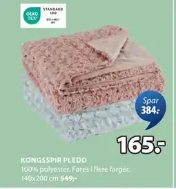 JYSK KONGSSPIR PLEDD tilbud