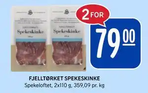 Rema 1000 FJELLTØRKET SPEKESKINKE tilbud