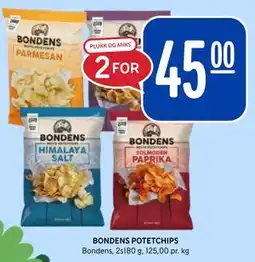 Rema 1000 BONDENS POTETCHIPS tilbud