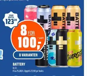 Coop Obs BATTERY tilbud