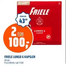 Coop Obs FRIELE LUNGO 6 KAPSLER tilbud