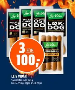Coop Obs LEIV VIDAR tilbud