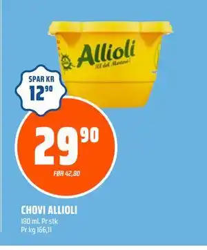Coop Obs CHOVI ALLIOLI tilbud