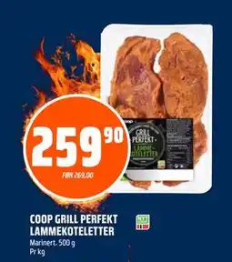 Coop Obs COOP GRILL PERFEKT LAMMEKOTELETTER tilbud