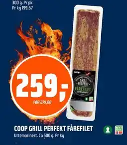 Coop Obs COOP GRILL PERFEKT FÅREFILET tilbud