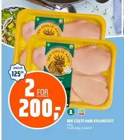 Coop Obs DEN STOLTE HANE KYLLINGFILET tilbud