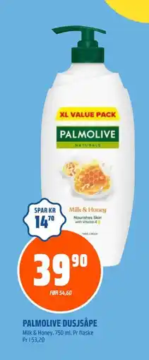 Coop Obs PALMOLIVE DUSJSÅPE tilbud