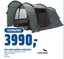 Coop Obs EASY CAMP SKARVAN 4 FAMILIETELT tilbud