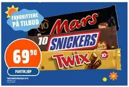 Coop Obs TWIX/MARS/SNICKERS 10 PK tilbud