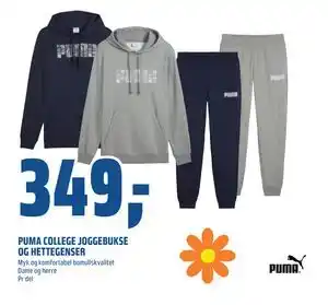 Coop Obs PUMA COLLEGE JOGGEBUKSE OG HETTEGENSER tilbud