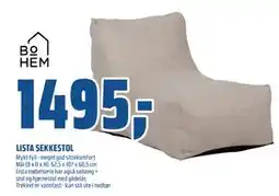 Coop Obs LISTA SEKKESTOL tilbud