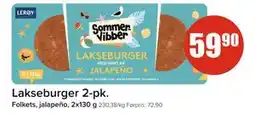Spar Lakseburger 2-pk tilbud