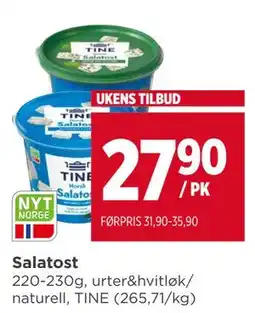 Meny Salatost tilbud