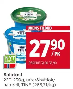 Meny Salatost tilbud