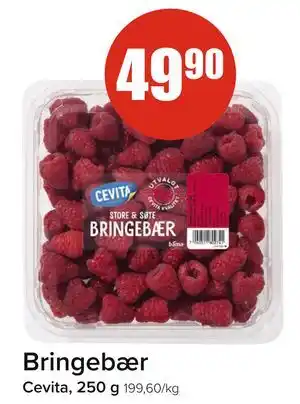 Spar Bringebær tilbud