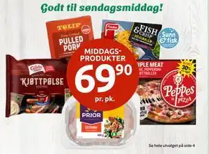 Joker MIDDAGSPRODUKTER tilbud