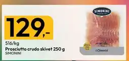 Gigaboks Prosciutto crudo skivet 250 g tilbud