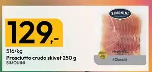 Gigaboks Prosciutto crudo skivet 250 g tilbud