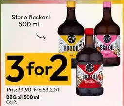 Gigaboks BBQ oil 500 ml tilbud