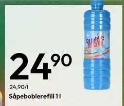Gigaboks Såpeboblerefill 1 l tilbud