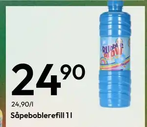 Gigaboks Såpeboblerefill 1 l tilbud