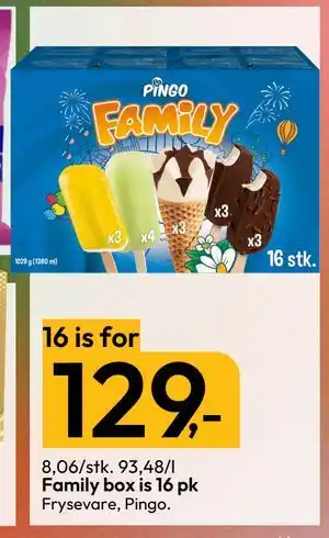 Gigaboks Family box is 16 pk tilbud