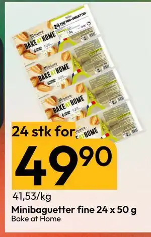 Gigaboks Minibaguetter fine 24 x 50 g tilbud