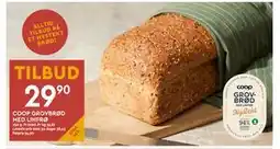 Coop Mega COOP GROVBRØD MED LINFRØ tilbud