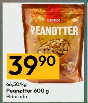 Gigaboks Peanøtter 600 g tilbud
