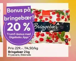 Gigaboks Bringebær 2 kg tilbud