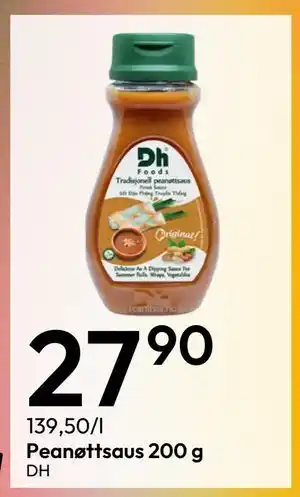 Gigaboks Peanøttsaus 200 g tilbud