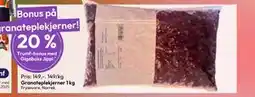 Gigaboks Granateplekjerner 1 kg tilbud