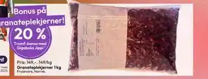 Gigaboks Granateplekjerner 1 kg tilbud