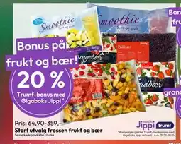 Gigaboks Stort utvalg frossen frukt og bær tilbud