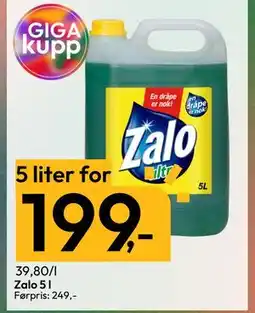 Gigaboks Zalo 5 l tilbud