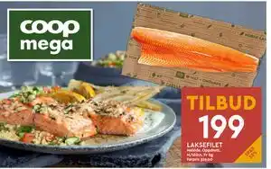Coop Mega LAKSEFILET tilbud