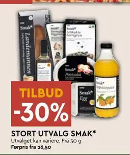 Coop Mega STORT UTVALG SMAK tilbud