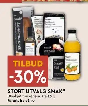 Coop Mega STORT UTVALG SMAK tilbud