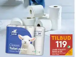 Coop Mega LAMBI TOALETTPAPIR 24 PK tilbud
