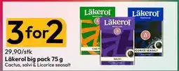 Gigaboks Läkerol big pack 75 g tilbud